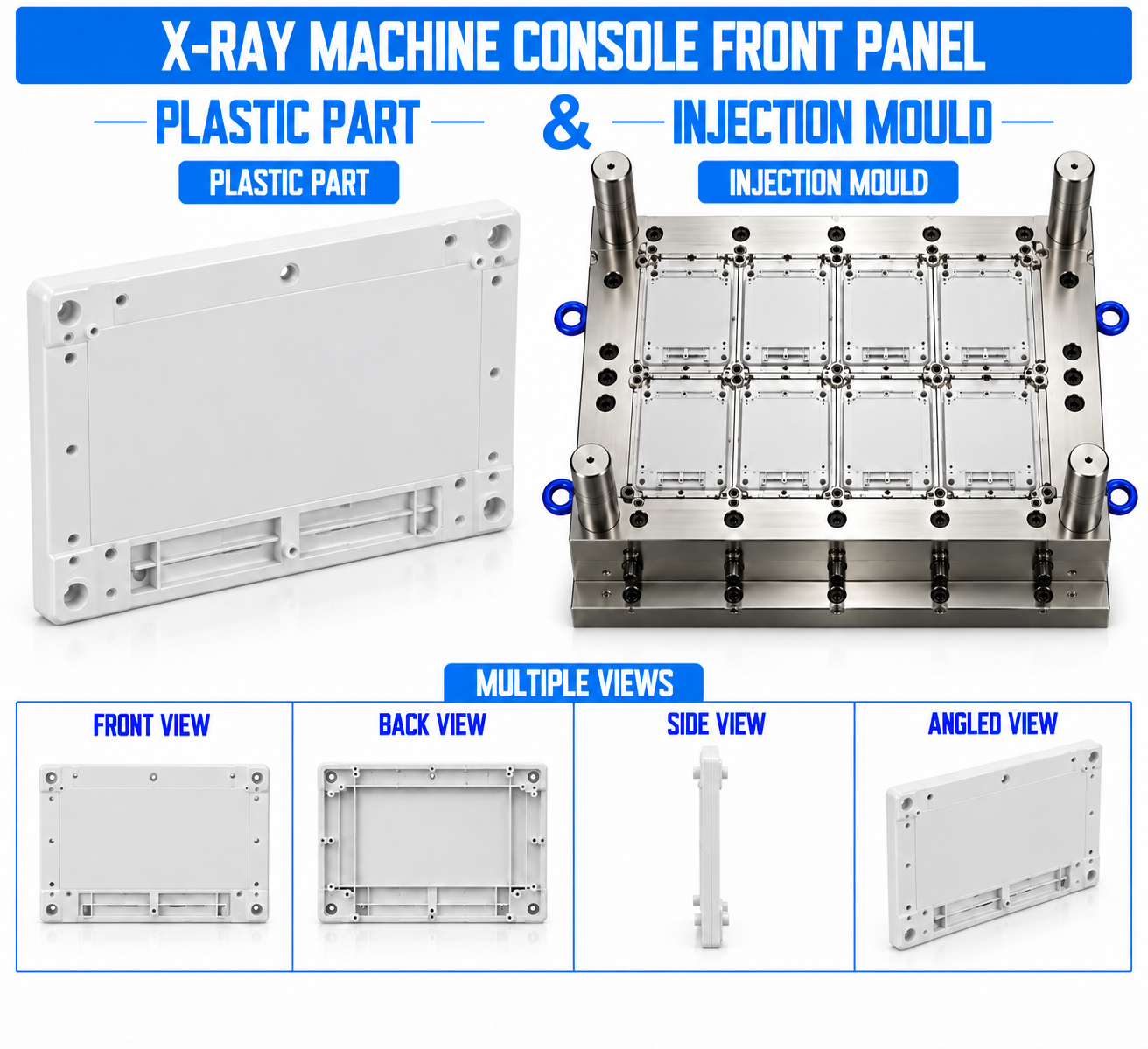 X-Ray Machine Plastic Console Front Panel Mould and Moulding Service